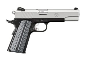 RUGER SR1911 LIGHTWEIGHT 45ACP 5" STS/BLK ANDZD ALUMINUM, G10 GRIP, 1-8RD/1-7RD MAG