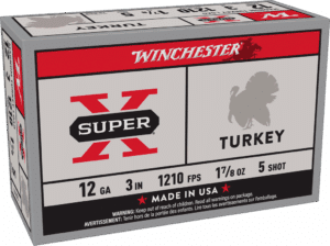 WINCHESTER SUPER X TURKEY 12GA 3" 1-7/8OZ #5 10RD BX 100RD CASE
