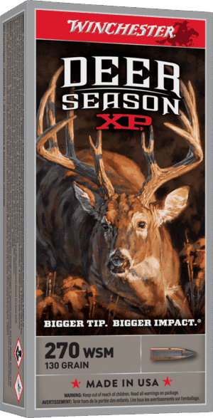 WINCHESTER DEER SEASON XP .270WSM 130GR POLYMER TIP 20RD BOX