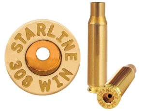 Starline Brass 308WINEUP50 Unprimed Cases  7.62x51mm NATO Rifle Brass 50 Per Bag