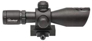 Firefield FF13064 Barrage  Matte Black 2.5-10x40mm Illuminated Red/Green Mil-Dot Reticle