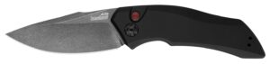 Kershaw 7500BLK Launch 4 1.90" Folding Spear Point Plain Black DLC CPM 154 SS Blade Black Aluminum Handle Includes Pocket Clip