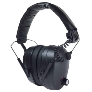 Radians CSE20BX Tactical 432EHP Electronic Muff Polymer 26 dB Over the Head Black Adult 1 Pair