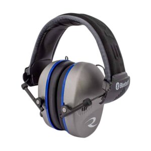 Radians R3700 R-3700 Quad Mic Electronic Muff Polymer 24 dB Over the Head Pewter/Black Adult 1 Pair