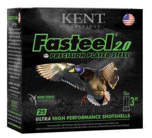 Kent Cartridge K123FS326 Fasteel 2.0  12 Gauge 3" 1 1/8 oz 6 Shot 25 Per Box/ 10 Case
