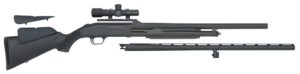 Mossberg 58244 500 Field/Deer 12 Gauge 5+1 3" 28" Vent Rib/24" Slugster Barrels, Blued Metal Finish, Synthetic Dual Comb Stock,  Includes Accu-Set Chokes & 2.5x20mm Scope