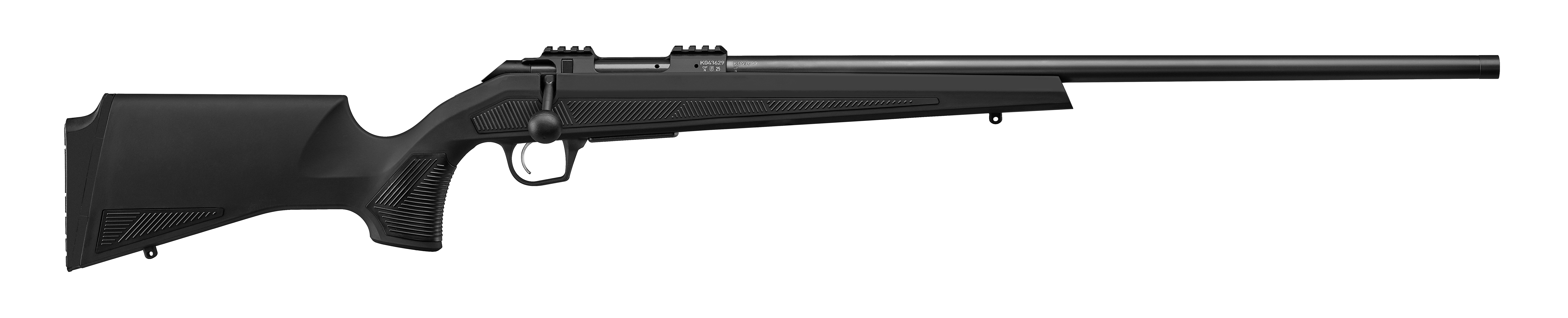 CZ 600 PLUS AL1 ALPHA, 223 REM, 5 RD, 24IN, 1/2X28, PICATINNY RAIL, BLACK SYNTHETIC SOFT TOUCH STOCK
