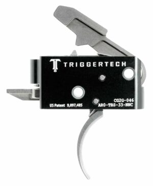 TriggerTech AR0TBS33NNC Competitive Primary Two-Stage Traditional Curved Trigger with 3.50 lbs Draw Weight for AR-15 Right