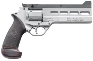 Chiappa Firearms 340302 Rhino Match Master 38 Special 6 Shot, 6" Gray PVD Steel Vent Rib Barrel & Cylinder, Gray PVD Aluminum Frame, Black Hogue Micarta Grip, Exposed Hammer