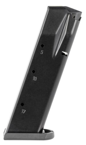 Mec-Gar MGWIT9SFAFC Standard  17rd 9mm Luger Fits Tanfoglio Witness Small Frame Blued w/Anti-Friction Coating Carbon Steel