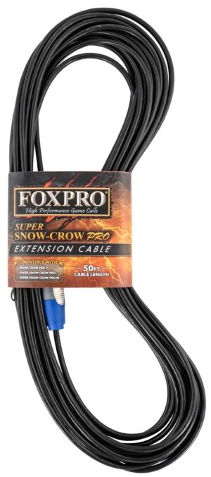 Foxpro CBL50FTSCP2SSCP Speaker Extension Cable  50' Black for FoxPro Super Snow Crow Pro & Snow Crow Pro 2