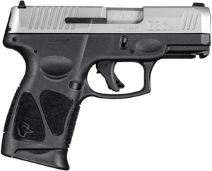 Taurus 1G3C9392X10 G3C  Compact Frame 9mm Luger 10+1 3.26" Matte Stainless Steel Barrel, Matte Serrated Stainless Steel Slide, Black Polymer Frame w/Picatinny Rail, Black Polymer Grip, Right Hand