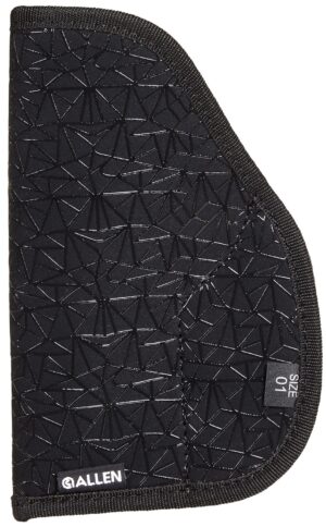 Allen 44901 Spiderweb In-The-Pocket Conceal Carry Holster Size 01 Black Nylon w/Web Grip Pattern, Compatible w/Glock 26/27/Medium Auto Ambidextrous