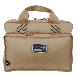 GPS Bags 1310PCT Quad  Tan Holds 4 Handguns
