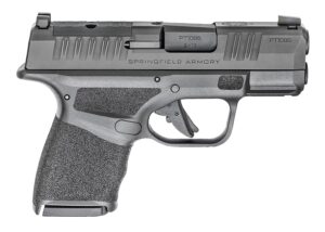 Springfield Armory HC9319BOSPLC Hellcat OSP Micro-Compact 9mm Luger 10+1, 3" Black Melonite Hammer Forged Barrel, Black Melonite Optic Ready/Serrated Steel Slide, Adaptive Textured Grip