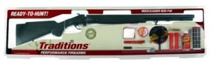 Traditions RC572000840 Buckstalker XT 50 Cal 209 Primer 24" Blued Barrel/Rec Black Synthetic Stock Redi-Pack