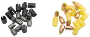 Traditions A1829 Sight-In Combo Pack Muzzleloader Bullets 15 Smackdown 50cal 250gr/ 15 Plinker 50cal 240gr