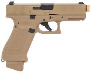 Umarex 2276338 G19X Gen5 Air Soft CO2 6mm, 14+1, Steel Slide, Coyote Tan Polymer Frame, Coyote Polymer Grips