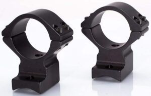 Talley 940000 Scope Mount/Ring Combo  Black Anodized Aluminum 1" Tube A-Bolt/A-Bolt II Medium Rings 0 MOA