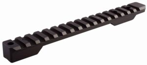 Talley PS0252153 CVA Cascade Picatinny Rail  Black Anodized Short Action 0 MOA