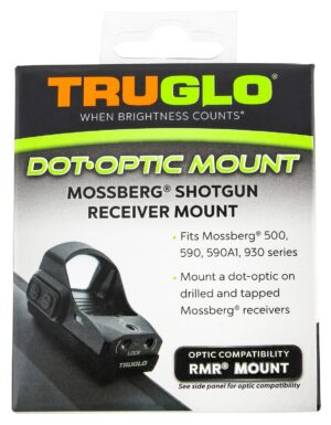 TruGlo TGTG8955M2 Shotgun Receiver Mount  Black Mossberg Trijicon RMR
