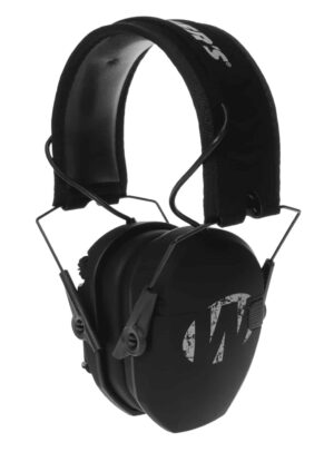 Walker's GWPRSEMFS Razor Slim Electronic Freedom Muff 23 dB Over the Head Black w/Distressed Walker's Logo Polymer