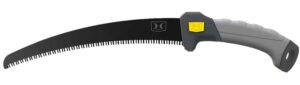 Hawk HWKPBSAW Pruning  Fixed High Carbon Steel Aluminum 11", Black Titanium Nitride Finish, TPR Grip
