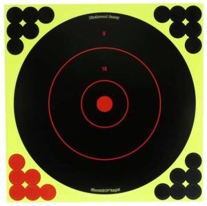 Birchwood Casey TDSNC1212PK Target Dispenser  Adhesive Paper 12" Bullseye, Includes Pasters 12 PK