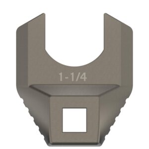 Real Avid AVMF114BNW Master -Fit Barrell Nut Wrench 1 1/4" Titanium Titanium/Stainless Steel AR-Platform Free-Float Handle