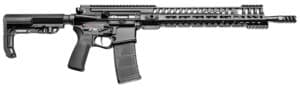 Patriot Ordnance Factory 01148 P415 *CA Compliant 5.56x45mm NATO 10+1 16.50" Chrome Moly Barrel Black Hard Coat Anodized Receiver, 6 Position MFT Black Stock & Black Polymer Grip Ambidextrous