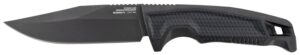 S.O.G SOG17220157 Recondo FX 4.60" Fixed Plain Satin TiNi Full Tang Cryo 440C SS Blade/ Black Overmolded GRN Handle