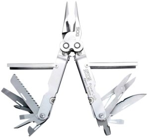S.O.G SOG-S60N-CP PowerLock  Polished 420 Stainless Steel 7" Long Includes Sheath