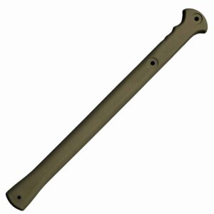 Cold Steel CS90PTHG Trench Hawk  3.50" Blade 1055 Carbon Steel Blade OD Green Polypropylene Handle 19"