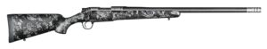Christensen Arms 8010615300 Ridgeline FFT 30-06 Springfield 4+1 22" Carbon Fiber/Threaded Barrel, Stainless Steel, Black with Gray Accents Stock