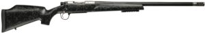 Christensen Arms 8011000300 Traverse  6.5 Creedmoor 4+1 24" Threaded Barrel, Natural Stainless, Black with Gray Webbing Stock