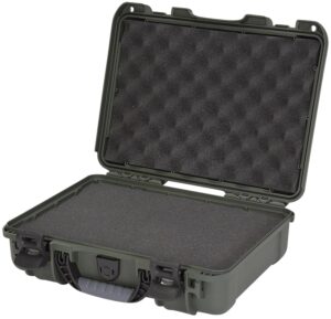 Nanuk 9101006 910  Waterproof Olive Resin w/ Foam Padding&Airline Approved
