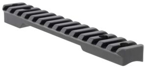 Talley PSM258763 Fierce Picatinny Rail  Black Anodized Short Action 20 MOA