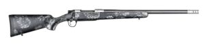 Christensen Arms 8010631300 Ridgeline FFT 6.8 Western 3+1 20" Carbon Fiber/Threaded Barrel, Stainless Steel, Black with Gray Accents Stock