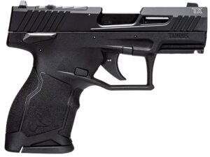 Taurus 1TX2233110 TX22C  Compact 22 LR 10+1 3.60" Black Barrel, Slide & Polymer Frame, Rubber Grips