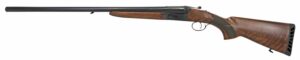 Iver Johnson Arms IJ800-28 IJ800  Full Size 12 Gauge Break Open 3" 2 Shot 28" Black Side By Side Barrel, Black Steel Receiver, Fixed Walnut Wood Stock, Ambidextrous