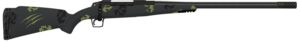 Fierce Firearms TROG300WIN24BF CT Rogue  300 Win Mag 3+1 24" Carbon Fiber Barrel, Black Cerakote Titanium Rec, Forest Camo Rogue Stock