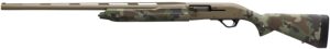 Winchester Repeating Arms 511313291 SX4 Hybrid Hunter 12 Gauge 3.5" Chamber 4+1 2.75" 26", FDE Cerakote Rec/Barrel, Woodland Camo Furniture, Fiber Optic Front Sight Left Hand