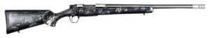 Christensen Arms 8010622200 Ridgeline FFT TI Full Size 6.5 PRC 3+1 20" Stainless Threaded Barrel, Drilled & Tapped Aluminum Receiver, Black w/Gray Accents Fixed Sporter Carbon Fiber Stock, Right Hand
