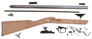 Traditions KRC53008 Deerhunter  50 Cal Percussion 24" Natural Stainless Octagon Barrel Unfinished Hardwood Stock Sidelock Action Lite Optic Sights