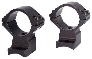 Talley 840700LM Scope Mount/Ring Combo  Black Anodized 34mm Tube Remington 700/721/722/725/40X Medium Rings Long Action 20 MOA
