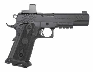 Girsan 395020 Witness2311  9mm Luger 17+1 5" Black Steel Barrel, Black Optic Ready/Serrated Steel Slide, Black Polymer Frame w/Beavertail & Picatinny Rail, Black Checkered Polymer Grip, Ambidextrous
