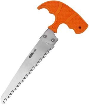 AccuSharp 730C Bone Saw  Fixed Saw 6" Stainless Steel Blade/ Blaze Orange T-Shaped Handle