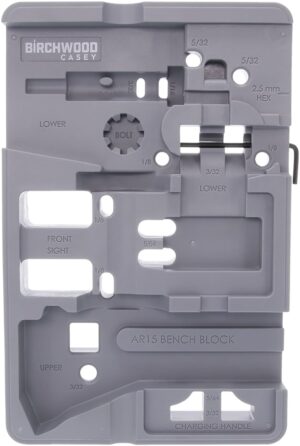 Birchwood Casey ARBENCH-BLOCK Bench Block  Gray AR-15