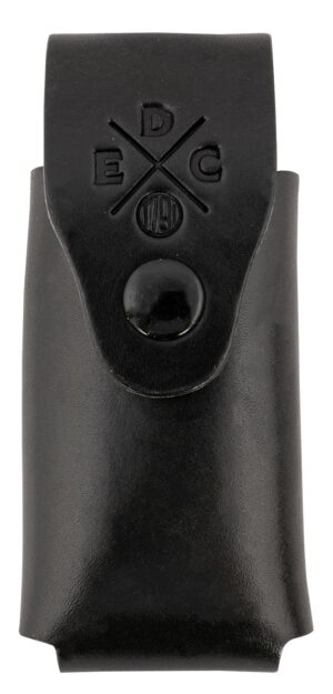 1791 Gunleather HDESSLSBLKA EDC Heavy Duty Easy Slide OWB Black Leather Belt Slide Ambidextrous