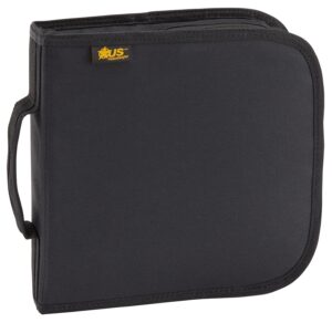US PeaceKeeper P26208 Handgun Case  Black Holds 1 Handgun Polyester